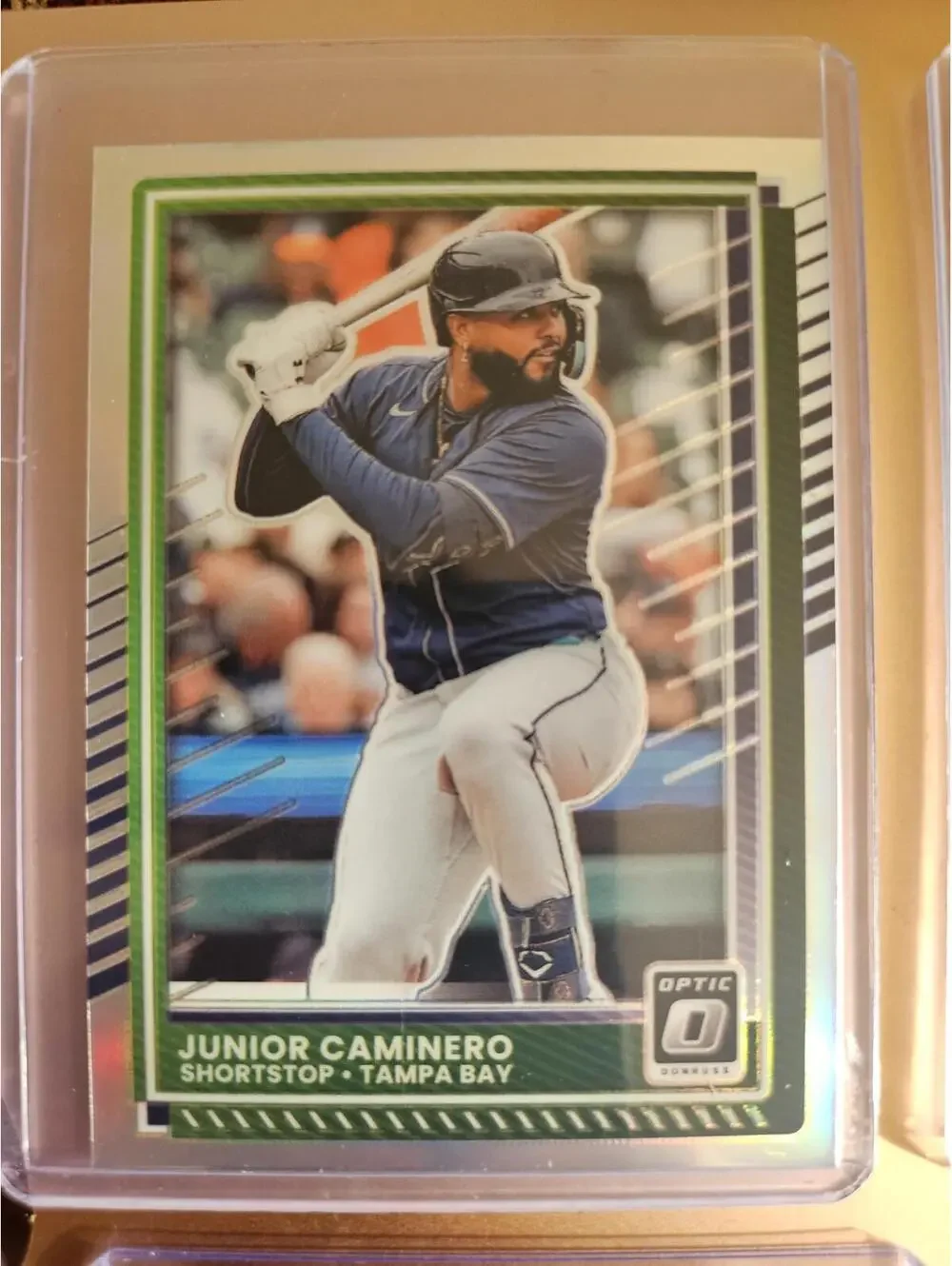 Junior Caminero - 2025 Panini OPTIC insert - #40 - Tampa Bay Rays - RAW Mint